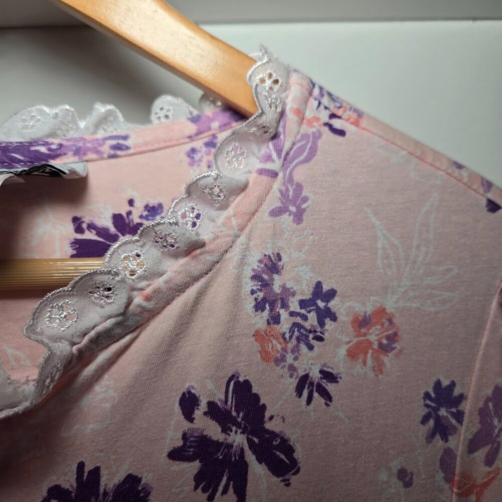 Bundle of 2 Vintage Cotton Floral Nightgowns | Small‎ | Long Sleeve - Picture 5 of 13